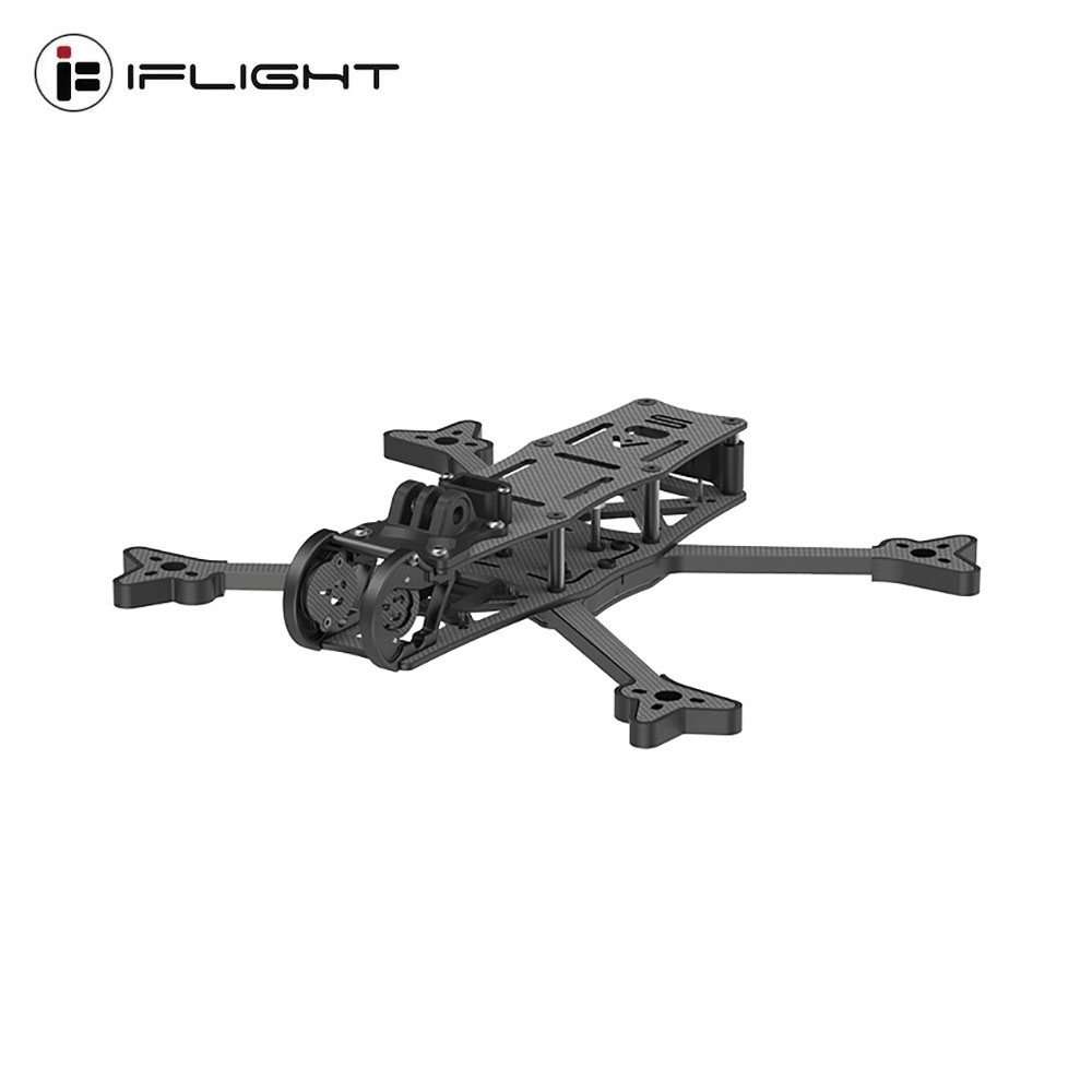 Drone Kit Fpv - IFlight AOS 5 V5.1 FPVフレームキット。6mmアーム、228mmホイールベース。O3、O4エアユニット、Vista HDシステムに対応したクアッドコプターフレーム。RCドローン用。